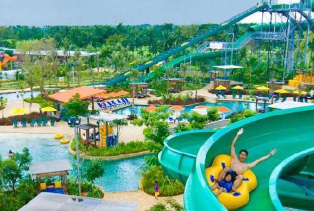 Waterboom Lippo Cikarang : Harga Tiket, Foto, Lokasi, Fasilitas dan Spot