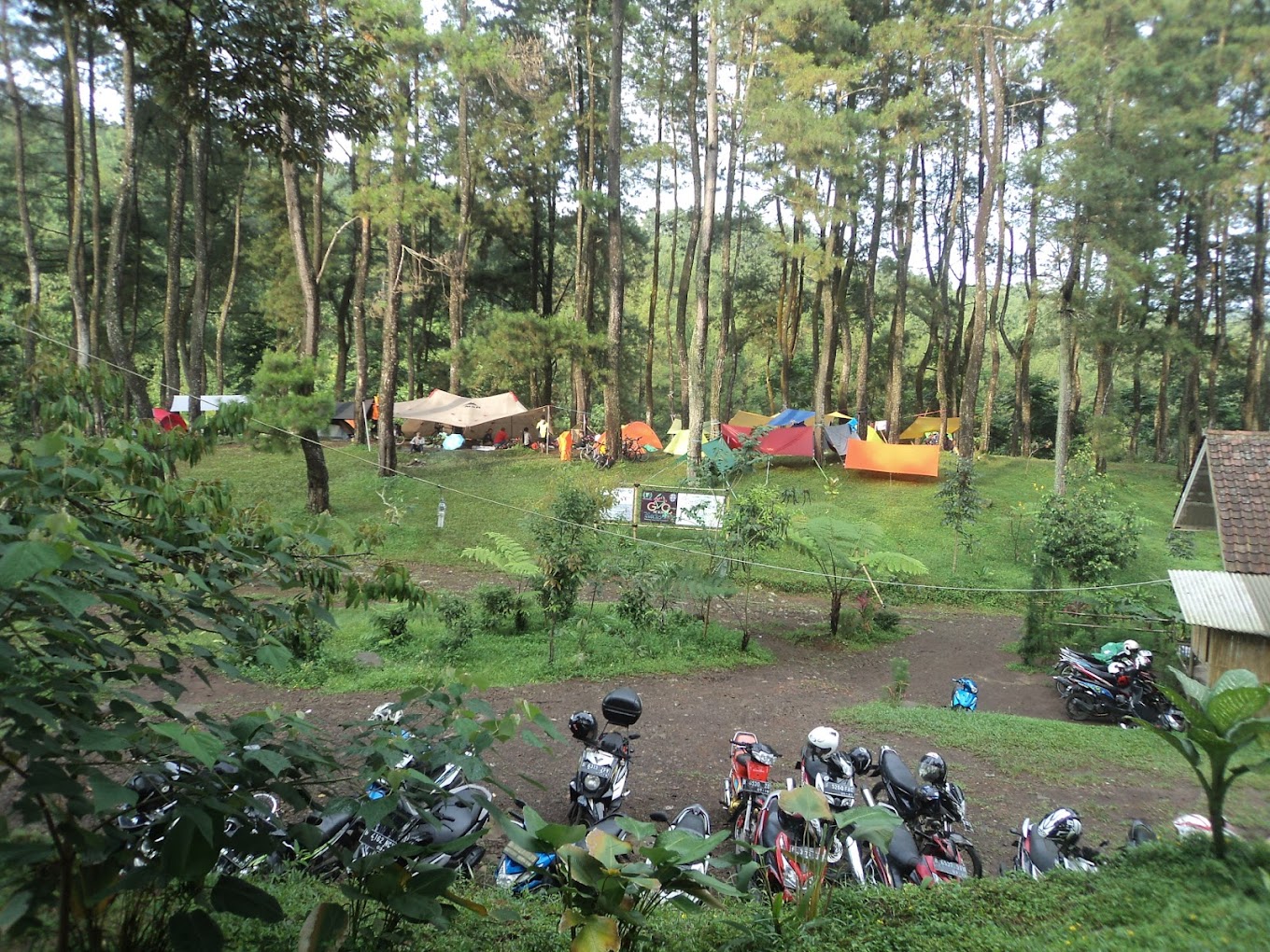 Foto Berkemah di Curug Ciputri