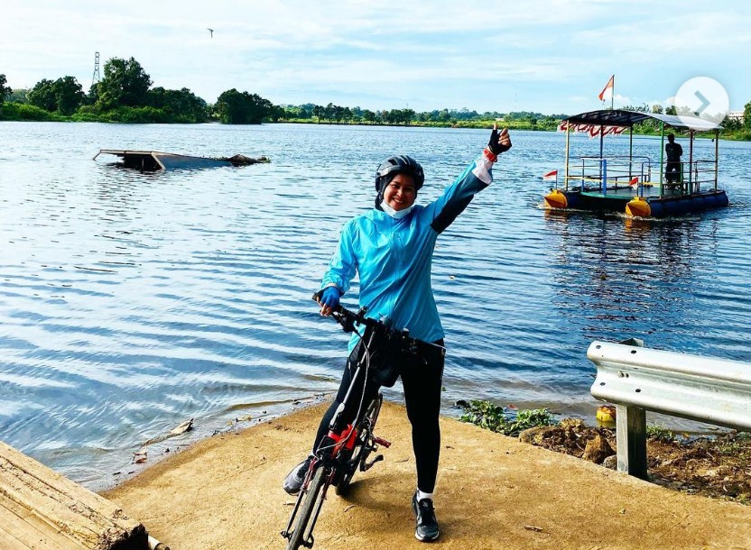 Tempat Favorit Komunitas Gowes di Danau Cibeureum